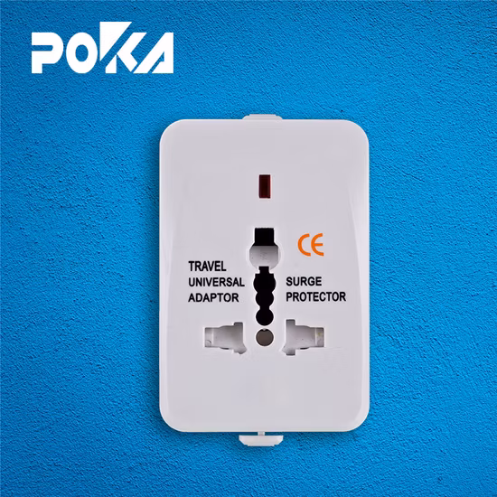 Adaptador de viaje UK Us Au EU con 2 USB 2.4A