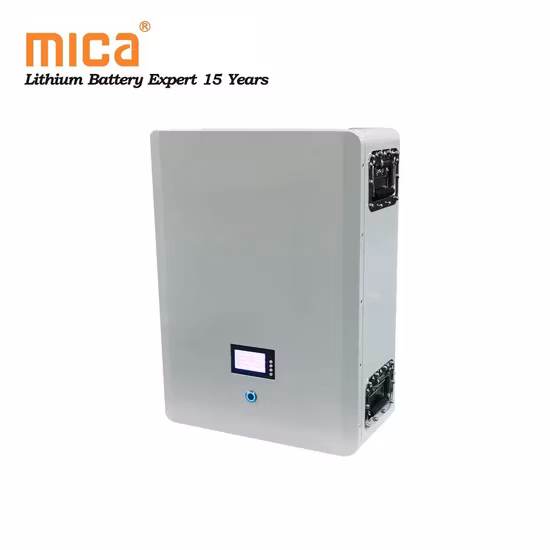 48V/51.2V 100ah 200ah 5kwh 10kwh Tipo de montaje en pared Lifep04 Módulo de batería de litio con BMS inteligente para sistema de almacenamiento de energía solar Batería de litio de 5.12kwh 10.24kwh